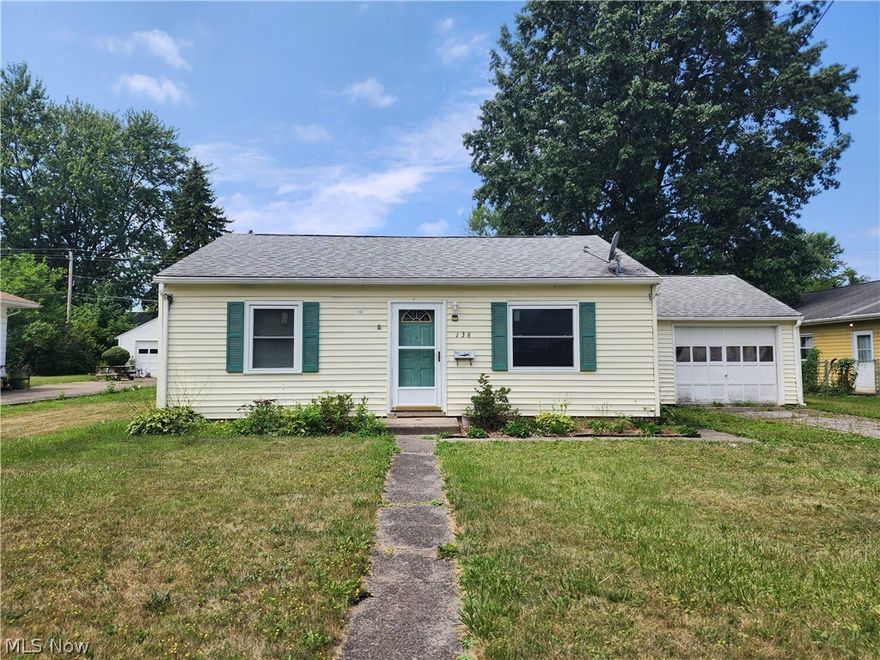 Are you ready to embrace the ease of one-floor living? Look no further than this adorable ranch home! With its newer windows, freshly painted walls, and brand new carpeting, this property is the perfect blank slate for you to make your own. Plus, All appliances stay, including the washer and dryer, and you'll have a 1- car garage and storage shed for added convenience. Nestled on a beautiful lot, Don't wait to make it yours!  This home is being Sold-As is