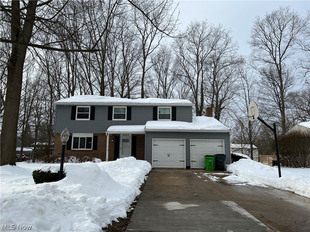 We get 2 feet of snow, and these homeowners want to move back to Vegas! LOL, in all seriousness, these sellers have only lived in this home since April. They did a bunch of upgrades such as new flooring everywhere, new paint, new appliances, updated the bathrooms, new light fixtures, ceiling fans, and much more. However, work transferred him again and now they must leave what they call "the best neighborhood in Stow". Sherwood Acres is known in the Facebook groups as super friendly and simply an amazing neighborhood! This 4 bedroom home is on the last street in the neighborhood, close to the neighborhood playground, so traffic is minimal. The backyard has a full fence for pets or children, and a massive deck. New buyers will only need to finish some painting and complete a few other details to finish this home, however the rest of the home is done! Siding, gutters, roof and exterior doors were all done between 2013-2015, Furnace and AC were done in 2017-18. Basement was waterproofed i