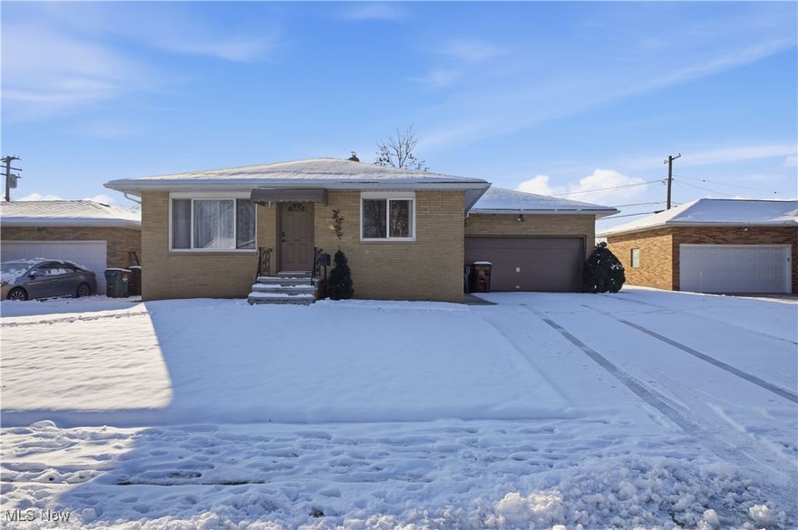 Charming, well-maintained, and move-in ready, this updated Parma ranch home offers the perfect blend of comfort, character, and convenience. Nestled on a quiet street, the property features inviting curb appeal and a warm, welcoming interior ideal for anyone seeking a place to call home. Come inside to discover a bright and open main level with beautiful wood flooring, neutral paint tones, and plenty of natural light. The spacious living room flows seamlessly into the kitchen boasting ample cabinet space, modern
fixtures, and room for dining/entertaining. The basement offers a large partially finished area that can serve as a recreation room, home gym, or extra living space. You'll also find a spacious laundry room that includes an unfinished bathroom, providing an excellent
opportunity to complete and add even more functionality and value to the home! Conveniently located near parks, shopping, restaurants, and freeway access, this home offers both comfort and opportunity in one of Parma's most desirable neighborhoods.