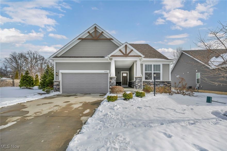 Welcome home to this luxury ranch home in the sought-after Ledges of Avery Walden. An open floor plan showcases modern finishes, soaring ceilings, and a stunning custom stone fireplace in the great room. The chef’s kitchen features stainless steel appliances, double convection ovens, a five-burner cooktop, quartz countertops, soft-close cabinetry, and a statement island. The first-floor primary suite offers a spacious bedroom, full bath, and walk-in closet, while a second main-level bedroom includes a Jack-and-Jill full bath. Additional highlights include a private office with French doors, first-floor laundry, and custom built-ins and bench near the in the mudroom. The finished lower level adds a bedroom with egress window, full bath, and flexible living space. Enjoy outdoor entertaining on the paver patio. The two-car garage features a professionally epoxy-coated floor. Enjoy the low maintenance living that covers lawn maintenance and snow removal. Conveniently located near parks, shopping, highways and all of your daily needs. Schedule your showing today!