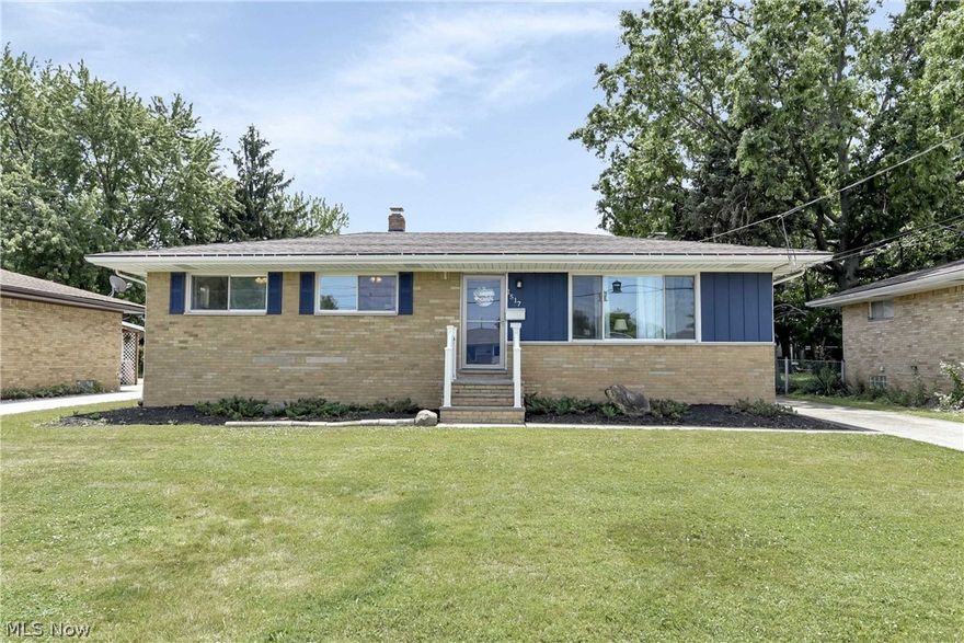 Solid, brick, move-in ready ranch located in Parma! This 3 bedroom home offers lots of space both inside and out, and a flexible floorpan! Features original hardwood floors throughout that have been refinished and a nice open concept between the living room, dining room, kitchen and great room! The kitchen boasts newer cabinets and granite counter tops, stainless steel appliance package and plenty of counter space. Great room has plenty of room and a full stone wall with fireplace. 3 nice sized bedrooms are on the main floor with plenty of closet space, a remodeled full bath with as well as a 1/2 bath which can be accessed from the kitchen or primary bedroom. The lower level features a massive finished family room with wall of shelves and glass block windows. Nice sized laundry room as well as a full bath with granite finishes out the lower level. Additional updates/upgrades include HVAC (2020), Newer Roof, backyard fence, newer windows! Make your appointment today.