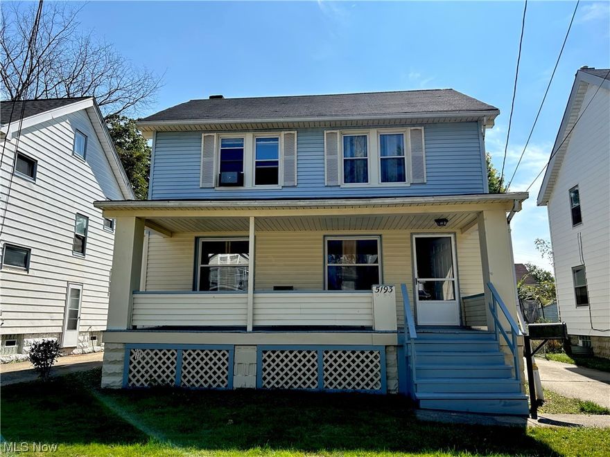 Look at that charming front porch!  This home offers a perfect blend of comfort, convenience, and community living. Located in a peaceful neighborhood, this property presents an excellent opportunity for both investors and homeowners alike.  There is a reliable tenant already in place, so this property offers a fantastic investment opportunity with immediate rental income. Nice flow to the living room, dining room and kitchen on the 1st floor.  The 2nd floor features 3 bedrooms and 1 full bathroom.  Unfinished space in the basement is totally usable ~ look at those pictures!  There is also a powder room in the lower level.  2 car detached garage and the perfect sized backyard.  POS compliant!!