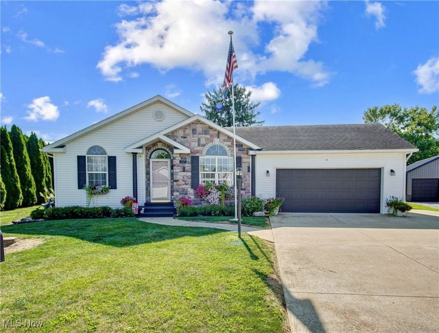 Beautiful 1998 ranch home in a highly desired area and in the Franklin LSD! Featuring 6-panel doors, first-floor laundry, and an open concept design, this home offers convenience and style. The partially finished basement provides extra space, and all appliances, including the washer and dryer, are included. Enjoy the above-ground pool on those hot summer days! Or it can be removed—your choice! The property has public water, and the septic tank was pumped and inspected in August 2024. Immediate possession is available! Call today before it is too late! This is a rare find!