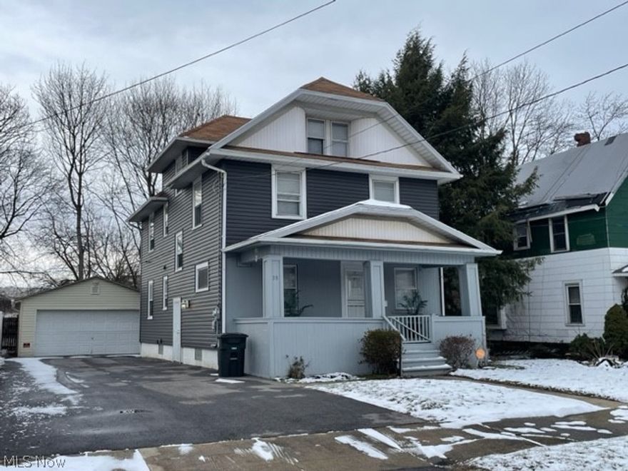 Attention Investors or Owner-occupant buyers.... here is a "ready to move into" 2 unit near the Goodyear Heights area off E. Market St. The first floor unit offers a Living & dining room, fully applianced kitchen, updated bathroom & kitchen and 2 bedrooms, front door and nice porch as well as a back door that leads to the fenced in back yard.  The 2nd floor unit is accessed through the side door.  This unit also has a living and dining room, large kitchen with appliances, updated bathroom and 2 bedrooms.  This unit has full access over the 3rd floor attic that offers another 2 more bedrooms.  All the kitchen appliances will stay, the units have separate heating with newer furnaces (2018) and the 2nd floor has a newer central air unit (2020).  Owner says when used, the a/c keeps the first floor comfortable.  Most of the exterior has vinyl siding that was added in 2020.  2 car garage, extra wide concrete driveway and the interior is very well maintained and decorated.  Seriously, just mo