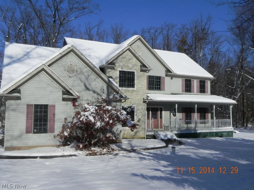 Fabulous, 4 bedroom, 3.5 bath Colonial in affluent Derbyshire Estates This Colonial has it all freshly painted, new carpet throughout, gourmet kitchen with plenty of cabinet storage, pantry area, and separate eat in area. Right off from the kitchen you'll step down into the family room with working fireplace and can transcend to the covered cedar wood 3 season porch or step out onto to the deck overlooking the wooded privacy backyard. The home comes with formal dining room, den and dual staircase, which creates an exceptional floor plan with ease of movement throughout. There is so much more to see, you will be amazed by the beauty and charm of this home from the moment you step inside. All is missing is your personal touches.  This is a Fannie Mae Property.