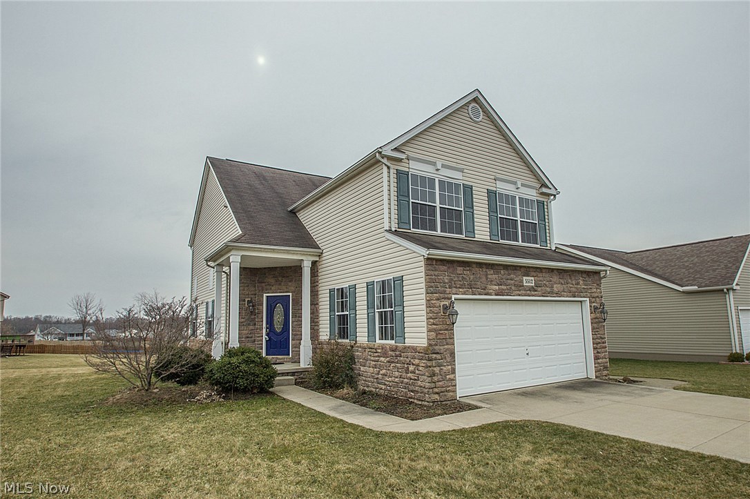 Beautiful property in the Hunters Run Neighborhood with three bedrooms and three bathrooms. This home has vaulted ceilings in the living room along with a gas fireplace. An eat-in kitchen opens up to the back patio covered by a pergola, perfect to enjoy on a nice day. The first floor has a half bath and laundry room near the two car garage. Don't miss out on the chance to own this beautiful home!