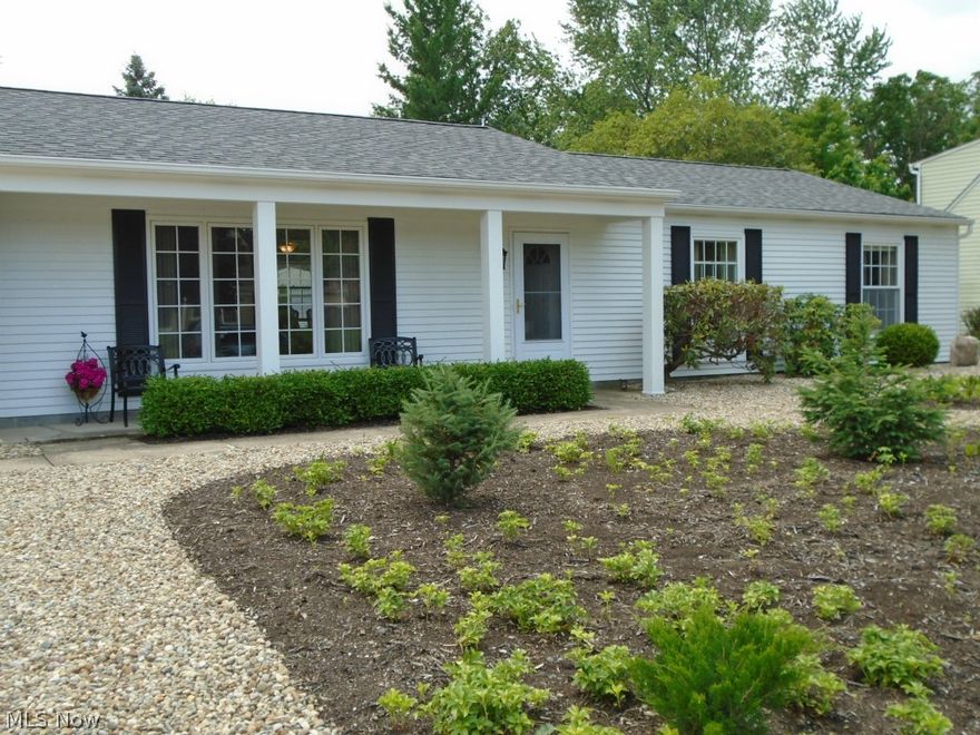 Unbelievable beauty a short distance from Lake Erie!  So many updates and upgrades have been done in the last year!  All new eat in kitchen with island and soft close cabinets and drawers.  All newer stainless steel appliances stay.  The washer and dryer also remain.  Large dining area off the kitchen.  Slider from kitchen to the patio out back to step out an enjoy your low maintenance desert landscape!  Both bathrooms completely updated!  New flooring throughout the entire house.  A new gas furnace and new a/c will give you peace of mind for many years.  New garage door (belt driven and quiet) and added pull down attic access.  4 new entry doors!  Insulation has been added making utility bills amazingly low.  New light fixtures throughout the interior and the exterior!  New roof in 2011.  Exterior has been freshly painted.  Unique desert landscaping both front and back with only grass around the perimeter!  5 miles of bike trails within walking distance, just 2 blocks away!  The lake