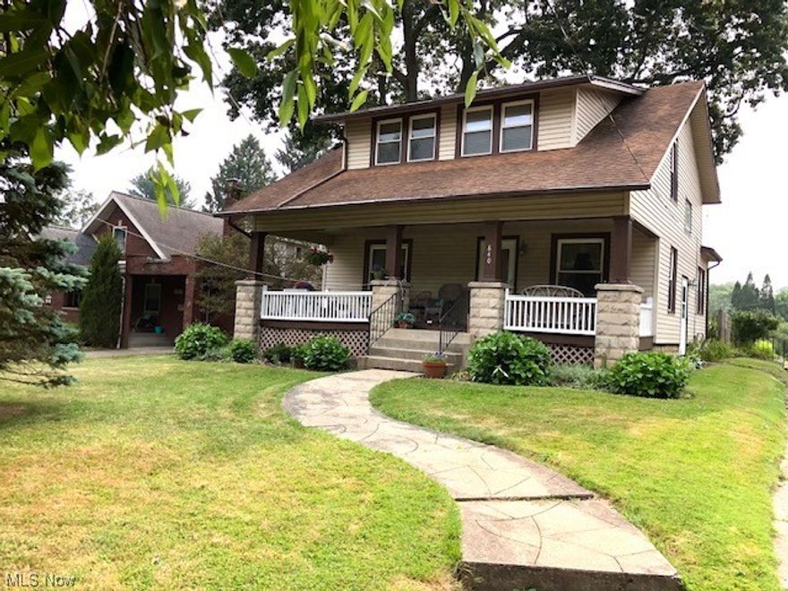 Don't miss the opportunity to own this beautiful older home with loads of character and charm. The inviting and comfortable front porch leads to the large foyer entry that continues into the formal living room or choose the sitting area  along with a formal dining room.  The beautiful hardwood floors are all through the home.  The spacious kitchen with tons of cupboard space  and comfortable working area is  attached to the mud room that leads to the back yard. For your convenience the full bath on the first floor also boosts a laundry area.  Heading up the beautiful stair case to the  3 large bedrooms and another full bath.  Enjoy the patio in the back with an abundance of plantings and privacy. An added touch is the perennial and herb garden to the side of the yard. Updates include replacement windows. Location is close to either our booming down town area or all the hub bub of the north end shopping.   Hot water heater n 2022. This home is priced to sell . Take a look today