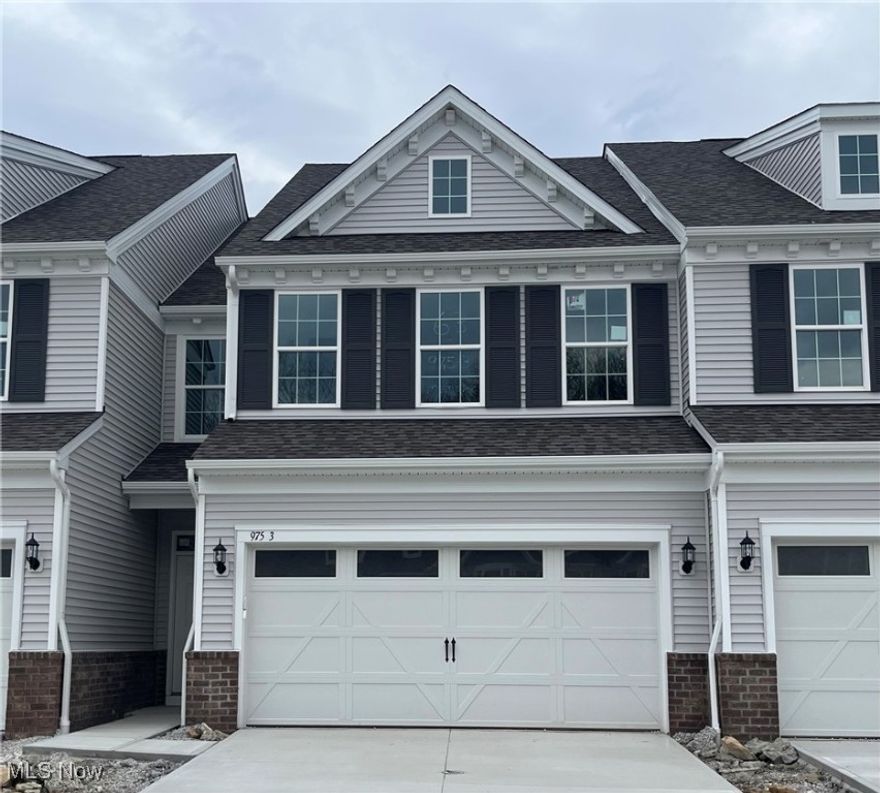 This brand-new Townhome is Move-in Ready for April and offers Special Financing! Our Bowman was built with your busy lifestyle and storage in mind. The spacious floorplan features 9' ceilings and LVT flooring throughout the main level. The stylish kitchen with SS whirlpool appliances, a gas cooking range, white cabinets, and an oversized granite countertop with storage everywhere marries function and style! The gathering room is spacious with no shortage of natural light from the wall of windows and sunroom door that leads to your private patio and yard. The second floor features a convenient laundry room and 3 spacious bedrooms, including a luxurious owner's suite with a double walk-in closet for maximum storage, an ensuite bathroom features a double vanity with Quartz countertops, and LVT flooring. The second bedroom is not only spacious and bright but also features a walk-in closet. Another guest bedroom or office and full bath completes this spacious second floor that feels more like a traditional home then a townhome. With other features in the home like our Smart Home Package and the beauty of living in a limited maintenance community it is no wonder why Phase 2 is almost sold out! Schedule an appointment to view our model today!