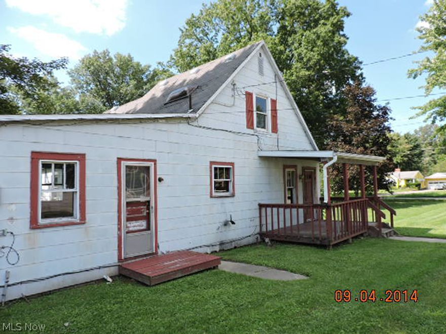 This property is now under auction terms. All bids are to be submitted through auction company -read broker only comments. This property is subject to a 5% buyer’s premium pursuant to the Auction Terms & Conditions (minimums may apply). Just outside the City limit in twp on large lot. Cape style home needs major renovations and has 2c garage plus small shed/ outbuilding. SOLD AS IS and with existing gas/ oil/ leases. Home needs extensive repairs and buyers are purchasing in as is condition and must sign hold harmless before entering.  Listing agent/ agency do not guarantee accuracy of public sewers being present buyer must conduct due diligence. All sales are subject to clear title. o The purchaser must be buying the home as their primary residence during the initial 20 days of listing, without competition from investors. This property is eligible under the Freddie Mac First Look Initiative through 09/10/2014 as remainder of FL period of previous listing- Auction terms will apply EOB 0