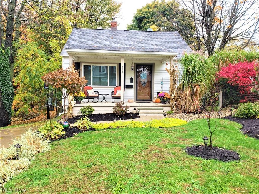 Look no further! This gorgeous, well kept home in Mogadore is everything you want and more! The fresh and detailed landscaping features breathtaking perennials, low maintenance rock and edge lines so crisp you'll be proud to show off! As you enter this charmer you'll notice the large living room and cozy dining room are both connected to the spacious and updated kitchen! The kitchen features gorgeous flooring, storage space for cooking gadgets and cookbooks for even the most exquisite chef. Down the hall and away from the front of the house is the main bedroom as well as a beautifully renovated full bathroom featuring a deep soaker tub! The lower level features a garage that enters into the massive mudroom, a second full bathroom, dedicated laundry area and home office space! Wait till you see the private oasis to the rear of the property! Completing this amazing property is a covered patio that peacefully overlooks the wooded area and the wood heated double car garage that is able to