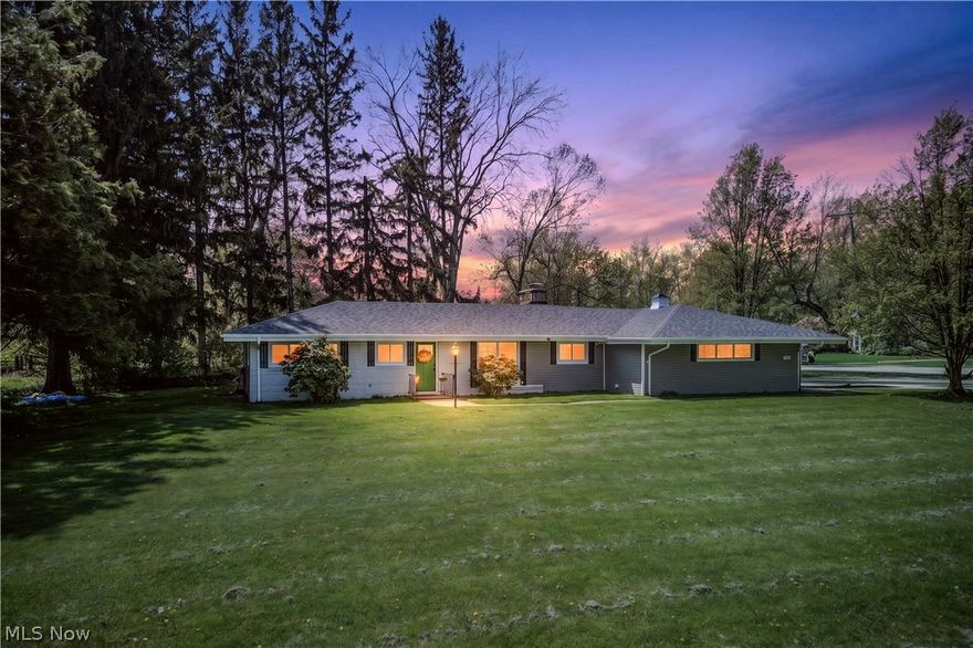 Discover the perfect blend of modern sophistication and "peace of mind" living in this stunning 1,600+ sq. ft. ranch with additional partially finished basement, situated on over an acre of land in highly sought-after South Mentor.

This isn't just a move-in ready home; it’s a fully optimized retreat featuring significant 2026 upgrades. Rest easy under a BRAND NEW: roof and gutters (March 2026). Inside, the open-concept layout shines with new flooring flowing seamlessly through the kitchen and living room, complemented by a freshly painted living room ceiling and a dedicated, newly repainted office area perfect for the remote professional.

Chef’s Kitchen & Modern Amenities:
The heart of the home features crisp Shaker cabinetry, granite countertops, and a large center island. The appliance package is top-tier, including a new 2026 stove, a new dishwasher, and a new washer and dryer.

Key Features & Recent Professional Updates:

Primary Suite: Remodeled en-suite, versatile bonus room, and private enclosed porch access.

Basement: Freshly painted bonus room with a newly serviced sump pump.

Maintenance: Professional drywall repairs and fresh paint throughout; HVAC and windows updated in 2021.

Exterior: Massive circular concrete driveway, 2-car attached garage, full invisible fence installed for your dog and a spacious patio for summer entertaining.

Experience effortless one-floor living with the privacy of a massive lot and the convenience of Mentor’s best shopping and dining just minutes away. Schedule your tour today!