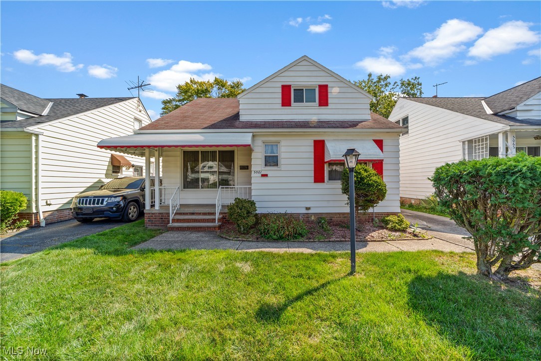 Welcome to 5061 Philip Ave – A Delightful Cape Cod in Maple Heights!
This inviting 3-bedroom, 1-bathroom Cape Cod offers the perfect blend of comfort, functionality, and move-in-ready convenience for families. The living room welcomes you with soft blue carpeting, abundant natural light, and neutral walls, creating a warm and cozy space for family gatherings. The adjacent dining area, featuring charming built-in accents, flows seamlessly into a well-appointed kitchen with ample cabinet space—ideal for home-cooked meals and everyday living. The first floor also features two spacious bedrooms and a beautifully updated full bathroom, providing both comfort and practicality. Upstairs, you’ll find a spacious third bedroom with a walk-in closet, along with an additional flexible bonus room—perfect for a home office or creative retreat. The basement provides additional room to expand or customize, whether for a recreation area, playroom, or extra storage. Outside, enjoy a charming backyard perfect for play, gardening, or entertaining, complemented by a convenient 1-car detached garage. Move in and start making memories in a home designed for family living and lasting comfort!