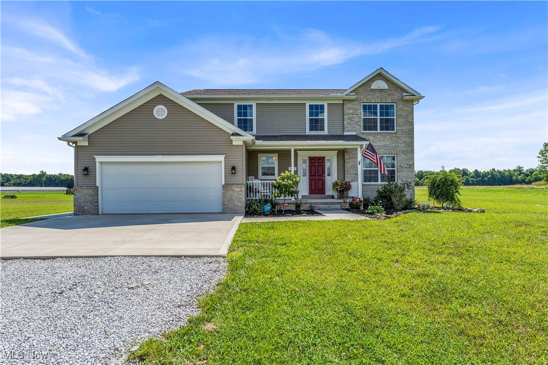 Welcome to 18315 Gifford Rd in Wellington! A recently built, thoughtfully upgraded home offering over 2,200 sq ft of living space on nearly 3.5 acres! This 3-bedroom, 2.5-bath beauty is built to last with 2x6 studs and full insulation throughout, including the garage and garage door. The oversized garage is a dream, featuring hot/cold water supply and a dedicated welding receptacle. Inside, the upgraded kitchen boasts a prep sink in the island, under-cabinet accent lighting, and plenty of space for cooking and entertaining. The living room is designed with convenience in mind, offering outlets every 6 feet and even one above the custom fireplace mantle. Upstairs, you?ll find all three bedrooms along with a 15x9 loft, perfect for an office or play area. The luxurious owner?s suite includes a custom walk-in tile shower and quartz counters. The basement is just as impressive with 9-ft ceilings, two sump pumps, two water heaters, an oversized 5-ton geothermal furnace, and a Leviton breaker panel with surge-protected breakers. Outdoors, enjoy a massive custom concrete patio with a built-in fire pit, plus a swing set for endless fun. Every detail in this home was planned with comfort, durability, and style in mind! You don't want to miss out on this one....schedule your private showing today!!