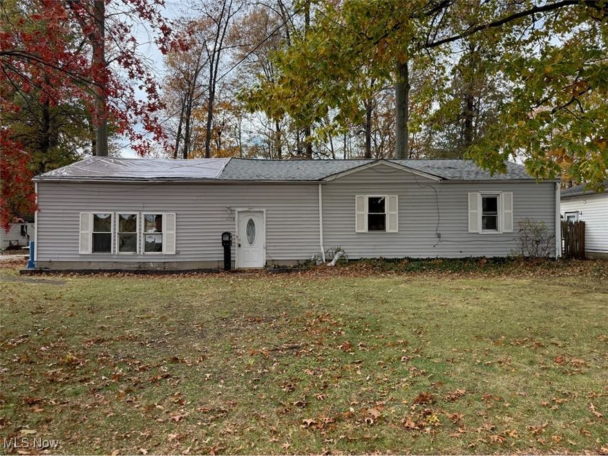 Excellent opportunity in Eastlake   Spacious 1,800 sq. ft. ranch on nearly an acre of land, conveniently located near Route 2, schools, shopping, and major employers. This property offers great potential with an oversized living room, first-floor laundry, and large bedrooms. Great rental or resale upside with plenty of room to add value through updates.