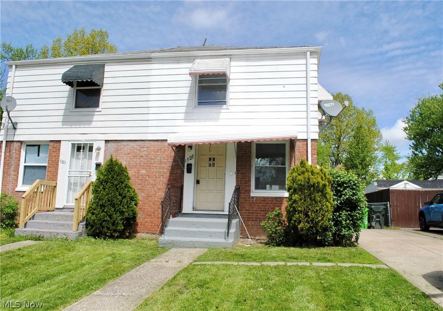 Are you looking for an alternative to condo or townhouse living at an affordable price?  Check out this newly renovated 2 bed 1 bathroom home in Euclid. Entering the first floor you will find a spacious living room and dining room with new vinyl flooring, new light fixture, and freshly painted.  The kitchen features a new base cabinet, countertop, sink, faucet, and light fixture.  The basement is spacious, clean, and has been freshly painted.  Walk upstairs and you will find two nice size bedrooms that have new flooring and have been freshly painted, and a full bathroom that features a new bathtub/shower, new toilet, vanity, flooring, and fixtures. Outside has a private backyard with a chain link fence.  The is a great starter home.  Contact your favorite realtor and schedule your showng today!  Please no wholesalers, contracts and assignable contracts.