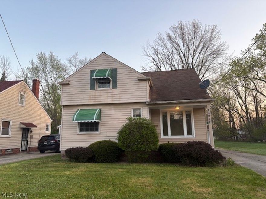 Tucked away on a quiet no-outlet street, this Garfield Heights home offers great potential with approximately 1,283 square feet of living space on an unusually large lot of about 15,500 square feet. Built in 1954, the property includes central air, a partially finished basement, and a layout that offers flexibility for a variety of buyers. Conveniently located near local amenities, shopping, dining, and major routes, this property is a great opportunity for an owner-occupant or investor alike. Bring your vision and make this home your own. This property is eligible under the First Look Initiative. All Owner Occupant offers will be responded to after 7 days on the market and Investor offers will be responded to after 30 days. However, all offers can be submitted during the First Look period.