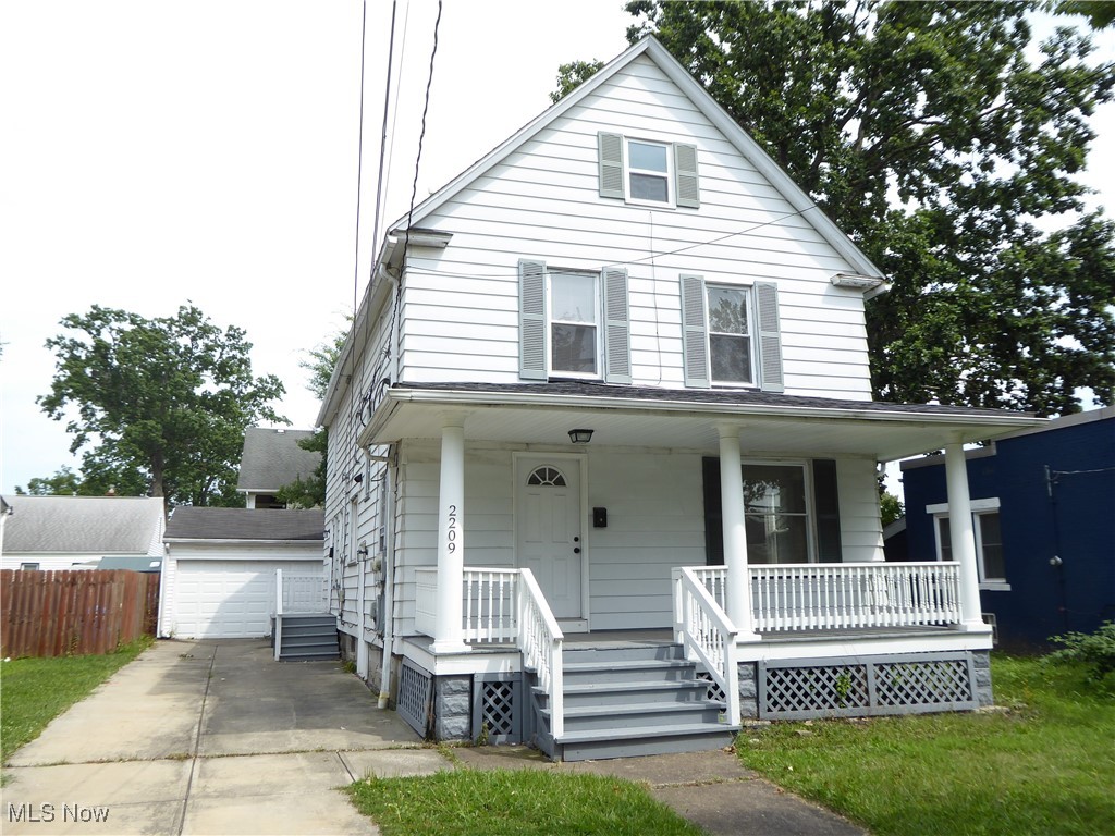 Front/back duplex completely redone and ready to move in. Vacant and ready for you to choose the front (3 bedroom/1 bath) or the rear (2 bedroom/1 bath) and rent the other to help pay your mortgage. Both units have new kitchens, baths, flooring, paint, recessed lighting and updated mechanical systems. Front unit has a kitchen that is open to the living room, includes refrigerator/range along with a separate dining/eating area. The rear unit has a large dining/living room. Both units have ensuite, bedroom level laundry, basements and attic access for storage or possible expansion. A two car garage and private yard round out the offerings. Excellent location within walking distance of the Madison Avenue corridor, downtown Lakewood, Impett Park and Warren Village. Easy access to downtown, University Circle Ohio City and Tremont is right around the corner via I-90.