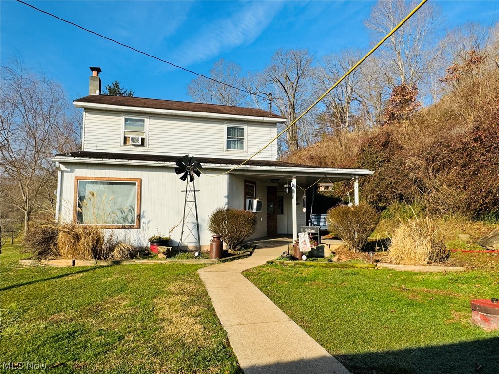 This charming farmhouse offers a cozy and inviting atmosphere, situated on a spacious 10-acre plus property. With three expansive fields, it is ideal for those looking to raise livestock or keep horses. The property also boasts multiple outbuildings, including a 24x24 garage with overhead storage, a barn with stalls, a hay barn, and a two-car detached garage, providing ample storage space for all your needs. For relaxation and enjoyment, the property features an above ground pool and a hot tub, perfect for unwinding after a long day. The home itself has been thoughtfully expanded with several additions, and it boasts a newer roof and a pellet stove, ensuring comfort and efficiency. Nestled in the serene countryside, this property offers the best of both worlds - peaceful country living while still being conveniently close to town. Being Sold "As Is".