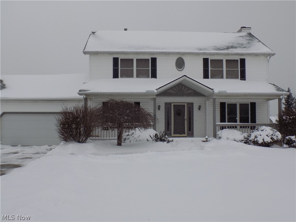 Formally the model home in Homestead Vineyards, this beautifully maintained colonial is worth seeing. With four large bedrooms and 2 & 1/2 baths on a .4 acre lot, this home offers plenty of space both inside and out. Much of the home has been freshly painted and it is completely move in ready. Walk in closet off master bedroom is huge, and both full baths have separated rooms between the sinks and toilets. The wood burning fireplace has a gas start for quick warmth on a cool winter's night. Come summer, enjoy the large above ground pool with an attached deck for safe and easy entry. The additional large deck off the back of the home is great for gathering, cooking out, watching the kids swim, or simply relaxing on a nice day. Located in the fastest growing city in Northeast Ohio, as well as the 3rd safest city in Ohio, this is a great place to live and raise a family. There is a new 3 - 8 grade school adjacent to the high school, along with gorgeous new football and baseball fields, on a growing campus style setting. This house is nestled between I-90 & I-480, and sits minutes from Avon Commons. Don't hesitate, this home won't last long.