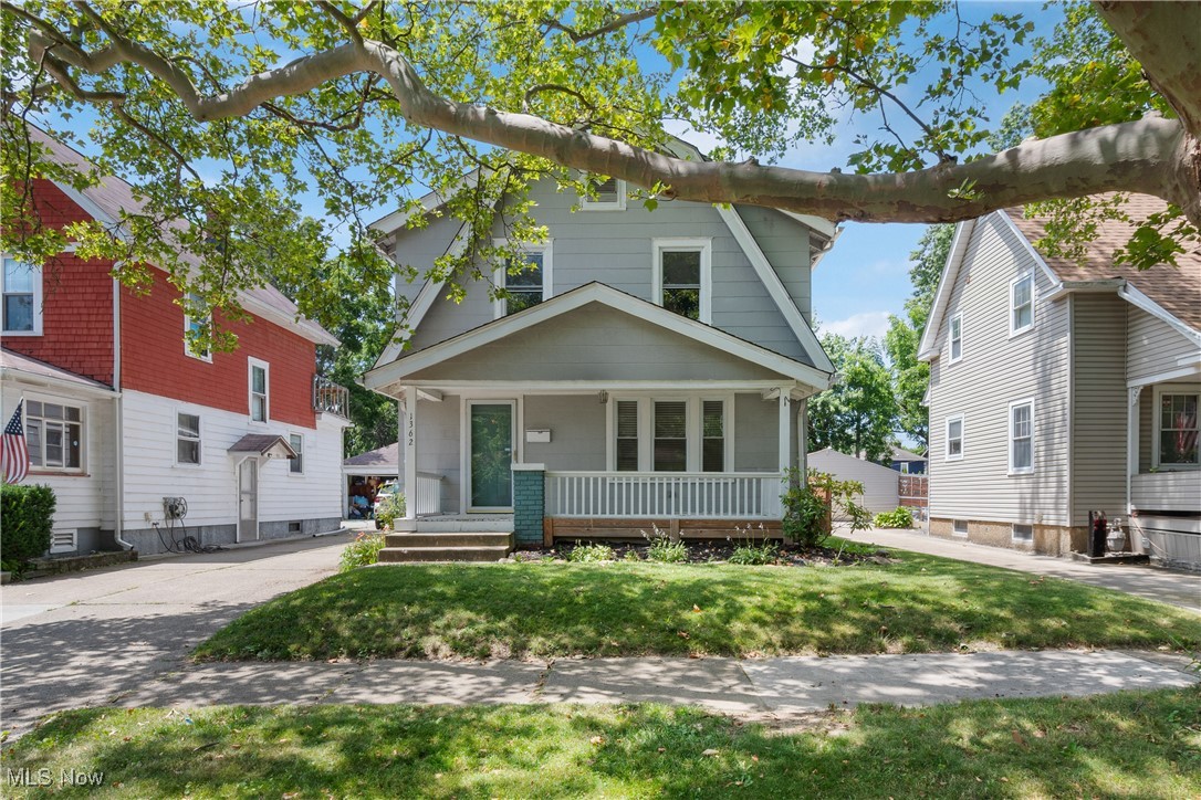 Welcome to 1362 Wilbur Avenue! This spacious 3-bedroom, 2-bathroom home is ideally situated near local parks, schools, the library, and convenient highway access. Step inside to a bright and airy living room featuring a cozy fireplace and charming built-ins. The formal dining room flows into a versatile bonus space that can serve as a second living area or home office. The kitchen offers plenty of cabinet space and butcher block countertops, with a nearby laundry area and a full bathroom for added convenience. Upstairs, you’ll find 3 spacious bedrooms with abundant closet space, a balcony, and an additional full bathroom. The unfinished basement provides excellent potential for additional living or recreational space. Outside, the backyard offers plenty of room to relax or entertain, along with a detached two-car garage. Schedule your showing today!