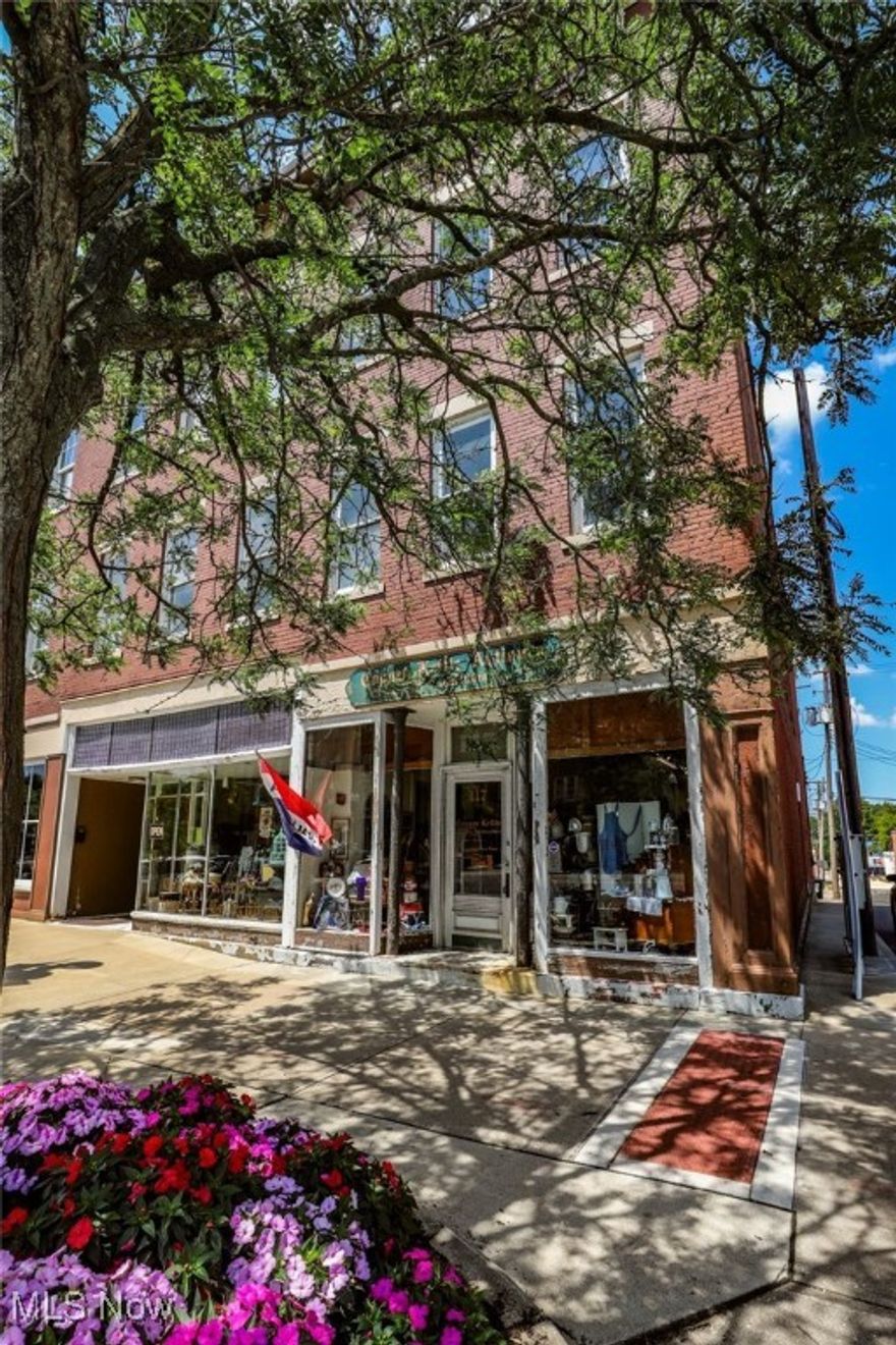 Welcome to 115-117 East Main Street in Ravenna Ohio.  Cooper Kettle Antique Store located in the heart of Historic District in downtown Ravenna.  Located on the corner of Main Street (State Route 59) and Hickory Way.  This 3 story Commercial Retail Business has approximately 17,829 sq. ft. of space including a full basement.  City water and sewer. Gas Forced Air heating. (4) on site parking spaces as well as on street parking.  On the Bus Line and within walking distance to everything/