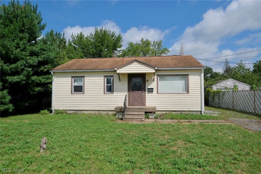 Great opportunity to own your home for less than rent or buy a rental property with a small investment.  Small 3 BR ranch w/ full basement at the end of a NW Warren street is a great opportunity.  Available for quick closing and quick possession; don't delay.