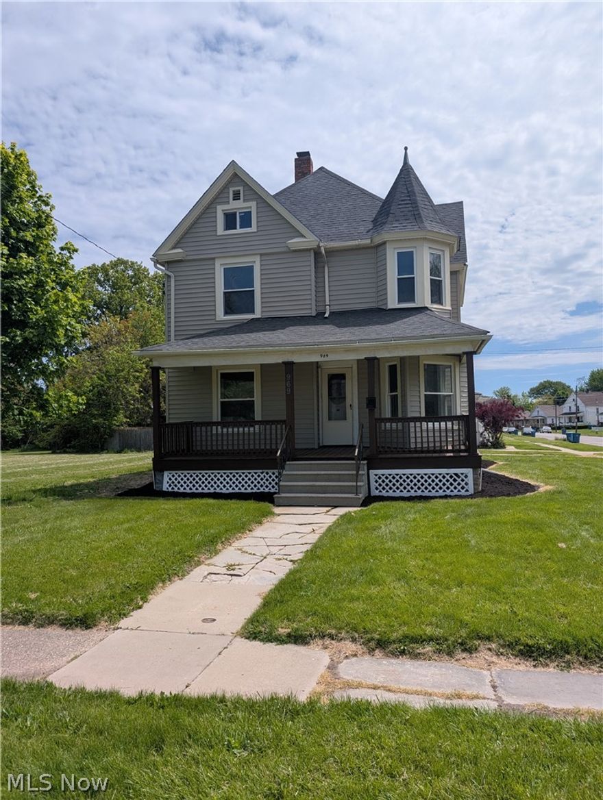 Extensively renovated, spacious 4 bedroom, 2 bathroom house with an excellent layout. The house has too many updates to list here, but a few are new kitchen cabinets, countertop, vanities toilets, tub surrounds, vinyl plank flooring, light fixtures, electric box, dehumidifier, garage siding, paint, etc. Upstairs there are four bedrooms and a full bathroom. Downstairs there is a living room, kitchen, foyer, and a full bathroom. The house has a basement, a two car garage, a big front porch, and an unfinished walk up attic. New roof approximately 8 years ago.