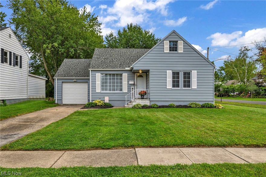 Welcome to this charming and meticulously updated 3-bed, 2-bath home!  Situated on a spacious corner lot within walking distance to West Park!  This beautiful home has been completely remodeled with new floors, plumbing, windows, light fixtures and updated electric.  The hot water tank, A/C, furnace and all the appliances are newer, installed in 2018.  The roof and gutters were replaced in 2022.  The basement has been waterproofed as well!  All the big things have been done, there is nothing left to do but move in!  Schedule a showing today!