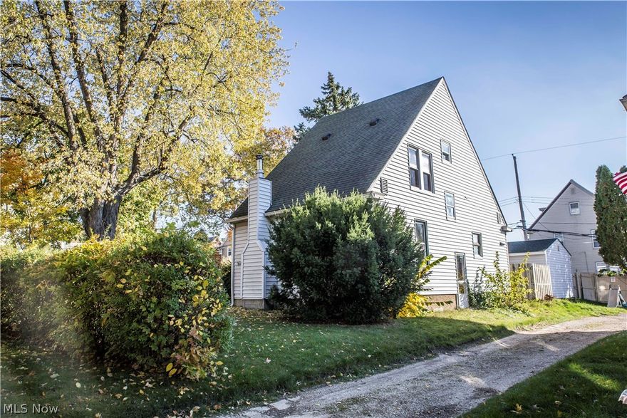 This is a true diamond in the rough!  With a little TLC this adorable Colonial in Firestone Park could be picture perfect!  With 3 bedrooms and 1 full bath (there is a first floor bedroom), this home has all natural woodwork and a finished attic space for extra room.  The kitchen is a decent size with a nice amount of cupboard space.  The family room is complete with a wonderful brick fireplace and wood mantle.  Large dining room off the kitchen.  This home offers nearly 1,800 sq ft!  Front porch, small patio space in back, partially fenced, and a 1 car detached garage all on a corner lot wraps up this great opportunity that you don’t want to miss!  Call for a showing today!