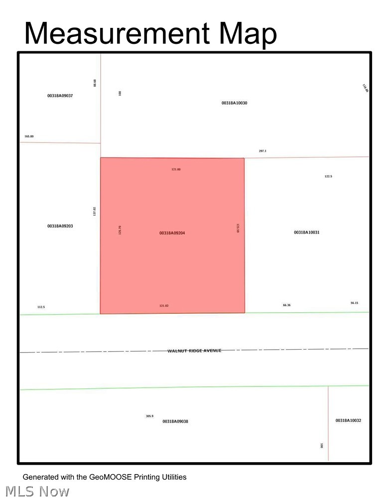 V/L 0.344 AC Walnut Ridge Avenue