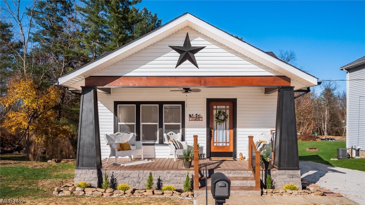 Charming home feels like a BRAND NEW BUILD....Promise when you step foot onto the gorgeous front sitting porch and walk inside, you will agree. From flooring to windows to a totally new kitchen, you will understand! Practically everything you see, walk on, and feel is going to be new, new, new! The friendly floor plan is welcoming, and the spaciousness of the property is evident both in and out. Situated on private & pretty 2.49 Acres, there will be so many places to enjoy: up on the cool, new deck you will admire the convenient layout of the land. Below the deck there is plenty of space to enjoy from the immaculate walk out basement to the pleasant patio. Please see the supplemental list to see some of the improvements, as this is a true complete makeover...then come and experience the rest for yourself.