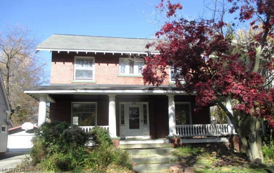 Tons of potential in this 4 bedroom, 1 bath, 2  1/2 story home with old world details.  This home offers. 1,714  s.f. of living space with a finished attic space on the third floor, hardwood floors, built-ins,  and a detached 2 car garage.  This home also features a front porch, rear deck and second story balcony, and wood burning fireplace.  With a little TLC, this charming home could be magnificent.  REO Property, Sold AS-IS W/O Repair, Warranty or Seller Disclosure. The Listing Broker & Seller assume no responsibility & make no guarantees, warranties or representations as to the availability or accuracy of information contained herein. Buyer or buyer's agent responsible for confirmation of information contained herein. Water activation not permitted, only air pressure test.