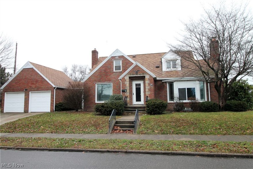 Welcome to this large, move in ready, beautiful corner lot with mature landscape, brick Tudor home offering three bedrooms, three full baths. Come on in from the front porch to the large living room which offers a wood burning fireplace with mantle, and large windows to let the natural light to shine through, new carpet throughout the home and formal dining room. The bright kitchen has new luxury vinyl tile flooring, recently painted, new countertops, abundant of cabinets, pantry, eat in area or coffee bar area. There is a first-floor bedroom with full bath to finish the main level. Upstairs you will find two large bedrooms with full bath and new vanity. The basement is finished with new carpet, wood burning fireplace, third full bathroom, plenty of room to entertain or work out area, etc. There is a breezeway to the two-car garage. Some updates include newer air conditioner and furnace, roof just serviced. Precious memories begin right here!