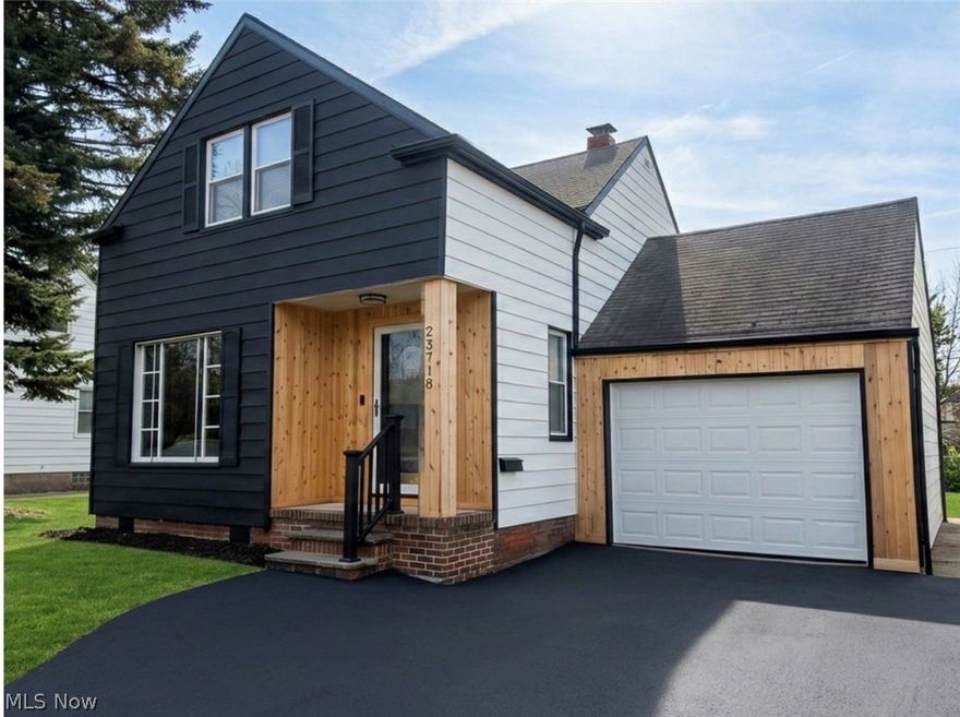 Beautifully remodeled home featuring 4 bedrooms and 2 fully updated bathrooms. Spacious living room with a stylish accent wall and electric fireplace, updated eat-in kitchen with stainless steel appliances. Remodeled second floor with added bonus room and new bathroom. Finished basement with rec room and bonus area great for entertaining. Exterior updates include new siding and a fully enclosed backyard with covered patio. New hot water tank, garage door, light fixtures, beautiful hardwood floors, freshly painted throughout and a 1-year home warranty to provide added peace of mind. Located in a top-rated school district and move-in ready. Schedule your private showing today!