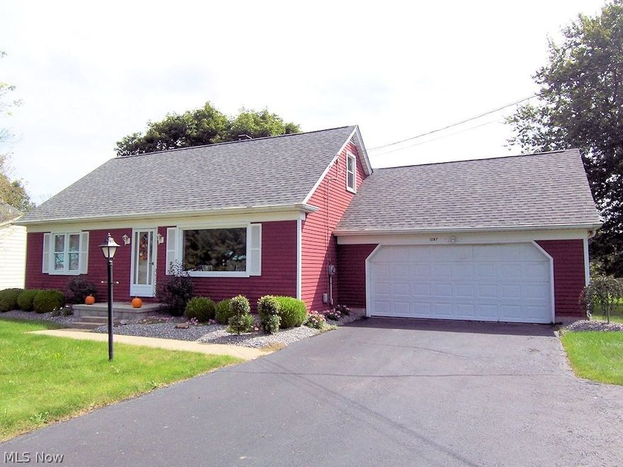 Don't let the fact that this adorable cape cod is located on Shields Road be a concern.  THe driveway includes a large turn around and owners have never had any issues with traffic!  This immaculately maintained 4 bedroom home had new carpeting throughout plus all new vertical blinds and the entire home has been professionally painted.   The roof was replaced in 2016 and the furnace and hwt are both newer.   The main bath has been updated and the half bath in the basement has been freshly painted.  Also updated are the windows and garage door.  Two bedrooms are on the main floor and the other two are upstairs.  Large eat in kitchen with updated hardware on cabinets and brand new electric glass top stove and new hood.  All kitchen appliances are  included.  Laundry in basement and washer and dryer stay.  Double attached garage with opener.  Beautiful back yard with covered patio.  New landscape.