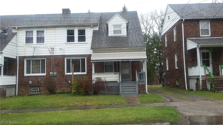 1/2 of a duplex. tenant occupied now, this was the Owner's side of a duplex before this owner purchased this. All separate utilities. very nice condition, inspected by the city and well cared for, professionally managed.