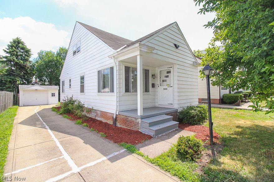 Nicely remodeled home awaits its new owner! Situated in a wonderful area of Garfield Heights, this property is sure to delight! Large, open rooms feature fresh paint and new flooring. Kitchen features stylish cabinetry, stainless steel appliances and high definition laminate counters. Bathroom features a custom tile surround! Basement is clean and dry, and features washer and dryer setup. Do not miss this house with attractive curb appeal, and much to offer!