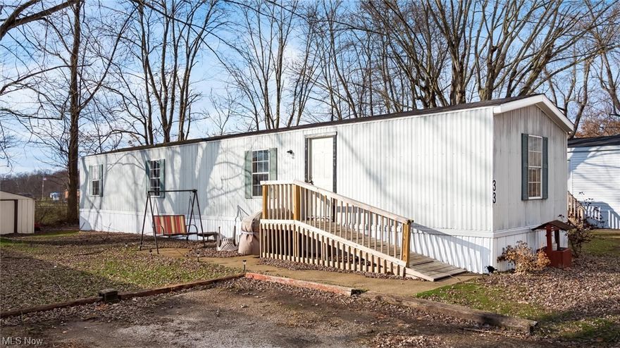 Take a look at this 2004 single wide home! Featuring 3 bedroom, 1 bath. The outdoor patio is great for those summer cookouts! The storage shed adds that extra room for your belongings. The property even features off street parking. All new flooring throughout the home, all new paint, new interior and exterior doors, all new trim, and fixtures!! Any and all potential buyers need to be approved through the park. Buyers responsible for calling park and verifying monthly lot rent.