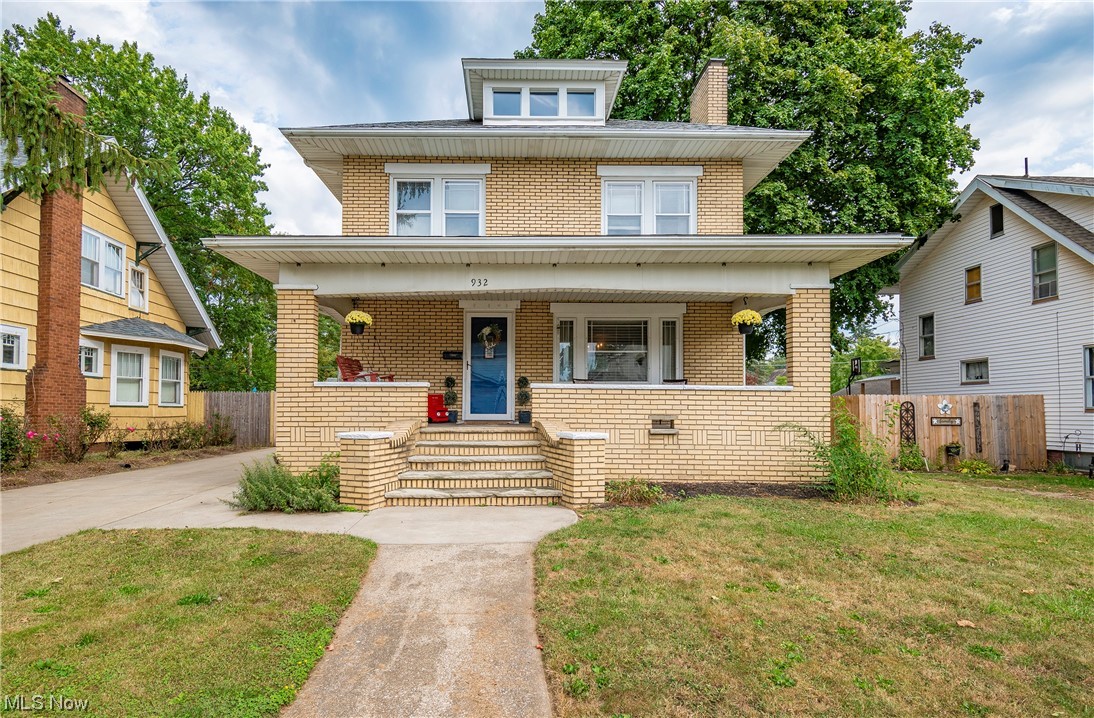 Welcome home to 932 11th Street! You don't want to miss this adorable brick colonial sitting on a large double parcel lot! Enjoy your evenings relaxing on your large front porch or private patio. Beautiful hardwood floors and original woodwork throughout. The remodeled kitchen boasts stainless steel appliances and a breakfast nook leading out to the patio. Also on the main level is a large dining room and a living room featuring a cozy fireplace. Venture upstairs to find three great sized bedrooms along with a large full bath. Sitting off the patio is a detached garage and an oversized backyard, perfect for entertaining guests! Notable updates include: Paint 2021, Washer/dryer 2020, Kitchen June 2019, Appliances 2017, Cement driveway & patio 2016, Bathroom, High efficiency furnace, New electric Service & plumbing 2015. Just minutes from Reservoir Park and downtown! Don't miss your opportunity to own this home. Schedule your private tour today!
