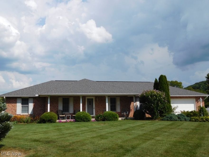 One-owner brick Ranch with modern, open concept. Location! Open living room overlooks dining area, large kitchen and spacious breakfast bar (seats 4). Beautiful oak trim, door, cabinets. Master bedroom and bath. Very nice full basement easily finished. Storage galore throughout. Attached garage has additional room in back for extra workshop and storage area. Lower level plumbed for additional bath. Shed 10X12. Roof 2017. Updated paver patio off dining area. Cul-de-sac setting - low traffic area. Very nice! Newer landscaping.