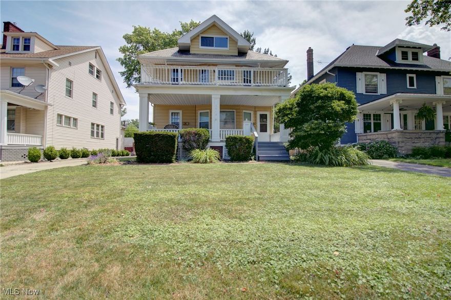 If you are looking to have your home pay for itself while you live there, this well maintained Lakewood double/triplex might be the home for you! With 3200 square feet of finished space, a 2 car garage, and large front porches on a desirable street in Lakewood, just minutes away from the lake? Jackpot! AND the original slate roof is in beautiful condition, too! The first and second floor units have had several updates over the years including the balcony's flat roof and railings in 2012, a 20 ft Sunsetter retractable awning in 2015, glass block windows in the basement, many windows throughout the home, granite kitchen counter tops in the first and second floor units, the furnace in both units while AC was added to the second floor unit, flooring in the kitchen and living room of the second floor unit and a new electric panel. There is much of the original hardwood flooring still exposed in these units as well, with built-ins, high ceilings and natural woodwork. The first two units come with nice appliances and washers/dryers while the third level could be used as is or refinished to garner a higher monthly rent. There aren't many doubles with the third floor already finished that come along in Lakewood in this price range in as good of shape and with many of the features this one has. Schedule an appointment today!