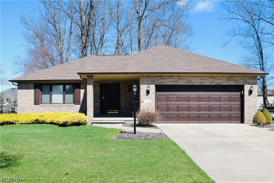 Calling all homebuyers! This ranch home awaits you in a sought-after neighborhood. Perfect for families or those seeking easy living, this home offers a fantastic blend of comfort, functionality, and style.

Highlights:

One-Story Living: Enjoy the convenience of single-floor living with all bedrooms and bathrooms on the main level.
Immaculate Condition: Pride of ownership shines throughout! This home boasts features that ensure worry-free living for years to come. Includes a professionally installed home generator! Serviced in March 2024, lawn sprinkler system. and outside landscape lighting, gutter guards, Pella Windows 2012, Roof 2016, Heating system 2017. 

Open Floor Plan: The inviting layout is perfect for entertaining and everyday living. The living room flows seamlessly into the dining area and kitchen, creating a spacious and airy feel. Nice size laundry room with sink, washer, dryer, and storage shelf.

Relaxing Bedrooms: The 3 comfortable bedrooms provide a peaceful retreat with a main bedroom ensuite.

The basement ceiling is finished with a wet bar and plenty of storage

Desirable Neighborhood: This home is situated in a quiet community with convenient access to shopping, dining, and entertainment.
Don't miss your chance to own this beautiful piece of real estate! Schedule your showing today!
The mailing address is Independence but property is located in Seven Hills.