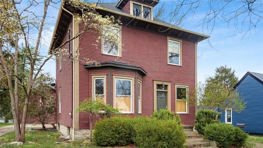 Welcome to this beautiful home full of character, charm, and timeless original woodwork, all set on over 3/4 of an acre in a convenient Zanesville location off of Dredsen Rd.

The kitchen features custom cabinetry, recessed lighting, an island bar, and comes with all appliances, making it both functional and inviting. A huge living room showcases built-in bookcases, while pocket doors lead into the dining room, complete with a built-in china cabinet. The main level also offers a half bath with a custom-built pantry and storage drawers for added convenience.

Upstairs, you’ll find 3–4 bedrooms, with flexibility for a home office, along with the convenience of second-floor laundry. The home also includes a high-efficiency furnace and updated wood windows, with most custom window treatments remaining. Downstairs is a full basement with plenty of extra storage.

Outside, the property truly stands out with an unbelievable 30x48 detached garage/building/barn featuring heat, electric, and water, plus an upper level ready to be finished as a man cave, studio, or additional workspace. The spacious lot provides plenty of room to roam, entertain, or expand into the large backyard.