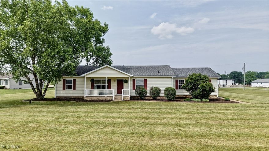 A Beautiful well maintained 3- Bedroom 2- Bathroom Ranch Style Home on 1.01 Acres with a Spacious Backyard complete with a Patio and a shed for extra storage. 2- Car Attached Garage, Full Basement with ample space, offering excellent potential for finishing, providing extra living / recreational area. Conveniently Located just outside Strasburg, 15 minutes from Massillon, 15 minutes to New Philadelphia and 25 minutes to Canton. If your looking for a country type setting but want to stay close to the city this might be the home you're looking for.