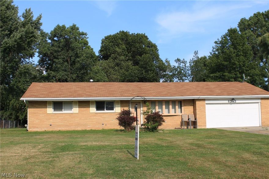 # bedroom , 2 full bath ranch is just 4 minutes from Mentor -on-the-Lake and many amenities.  Needs a little TLC but its worth the effort. There is a new roof and chimney, furnace, central air, utility sink, French patio door and galley kitchen.  There is large backyard with gazebo, deck and patio. Storage for all your lawn needs and a possible workshop in a second garage.