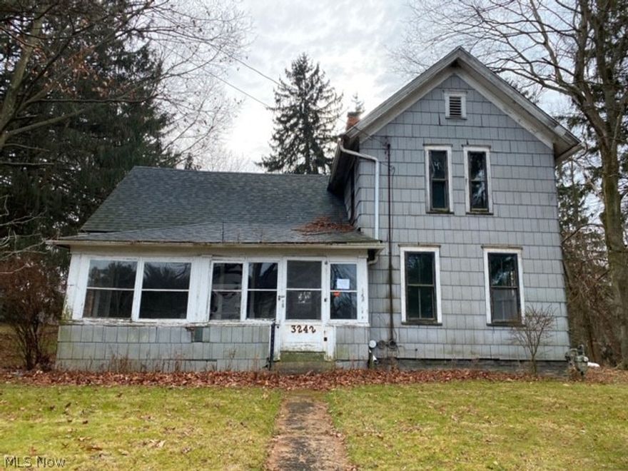 Almost 10 acres in Norton! Wonderful location offers a 3 bedroom, 1 bath century home with enclosed front porch. The home needs updating yet there is room for great design. Large out building in back has unlimited potential. The property has many trees and a clearing in the back of the property.  Priced to sell quickly, don't miss your chance at this great opportunity. This is part of the Freddie Mac First look initiative for the first 20 days on market.