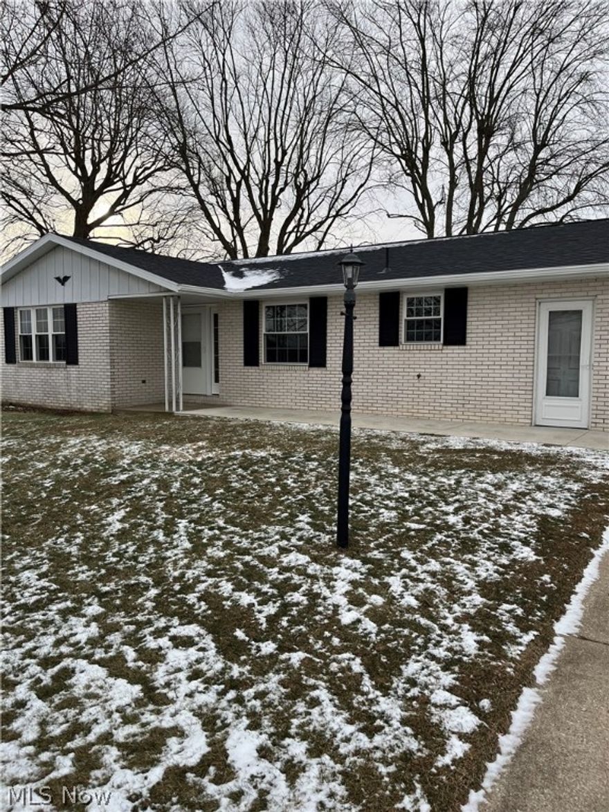 Totally updated brick ranch;  freshly painted and luxury vinyl plank flooring throughout.  Plenty of privacy on this flat one plus acre property with covered patio.  Beautiful kitchen with pantry and dishwasher included.  Move right in and enjoy this amazing country setting.  Credit application necessary for each adult $45/each.   No pets.   Minimum one year lease.