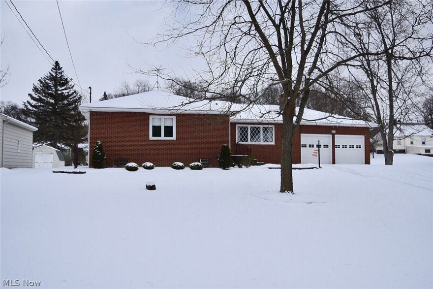 BRICK RANCH!!!  This solid 3 bedroom 3 bathroom Hubbard brick ranch has so much to offer and has been meticulously maintained. The spacious living room is a fabulous place to welcome guests with plenty of sunlight and fireplace. The kitchen has tons of storage and counter space which directly connects to the dining space. Three generous sized bedrooms with 1 1/2 baths round out the first floor. Beautiful hardwood floors throughout.  The lower level has been professionally waterproofed and offers a full bath, recreation area with fireplace. Additional upgrades include newer Pella windows, water softener, high efficiency furnace and A/C, updated electrical service and 2 new garage doors with openers.  Don't miss out on the opportunity to make this your new Home Sweet Home.