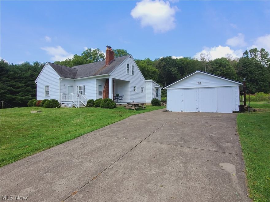 Don't miss this beautiful 4 bedroom 1.5 bath home in the country situated on an acre of land with your very own "Field of Dreams"! This home features a nice kitchen with attached eat in space, formal dining room, spacious living room with decorative fireplace, two bedrooms, and a full bathroom on the main floor. Upstairs includes two large bedrooms and a half bath. Beautiful hardwood flooring throughout! Detached two car garage with extra storage. This home has an excellent central location to Coshocton, Licking county, & Knox county. This is the country property you've been waiting for! Call today to schedule a private tour!